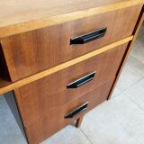 Vintage Scandinavian teak desk, year 60