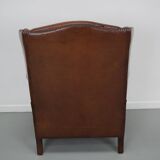 Vintage Dutch Cognac Colored Leather Club Chair