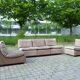 Canapé en cuir modulaire Walter Knoll