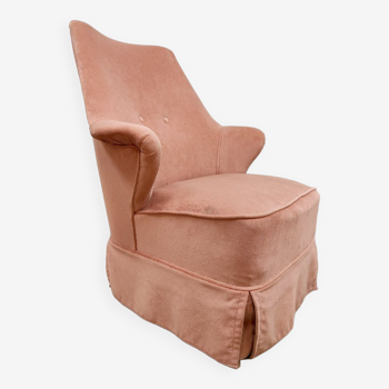 Vintage design armchair lounge chair 'Soft pink'