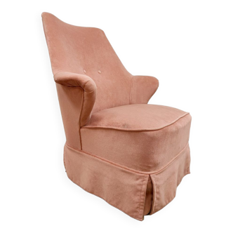 Vintage design armchair lounge chair 'Soft pink'