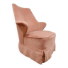 Fauteuil lounge design vintage 'Soft pink'