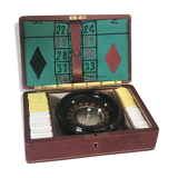 Vintage leather game box