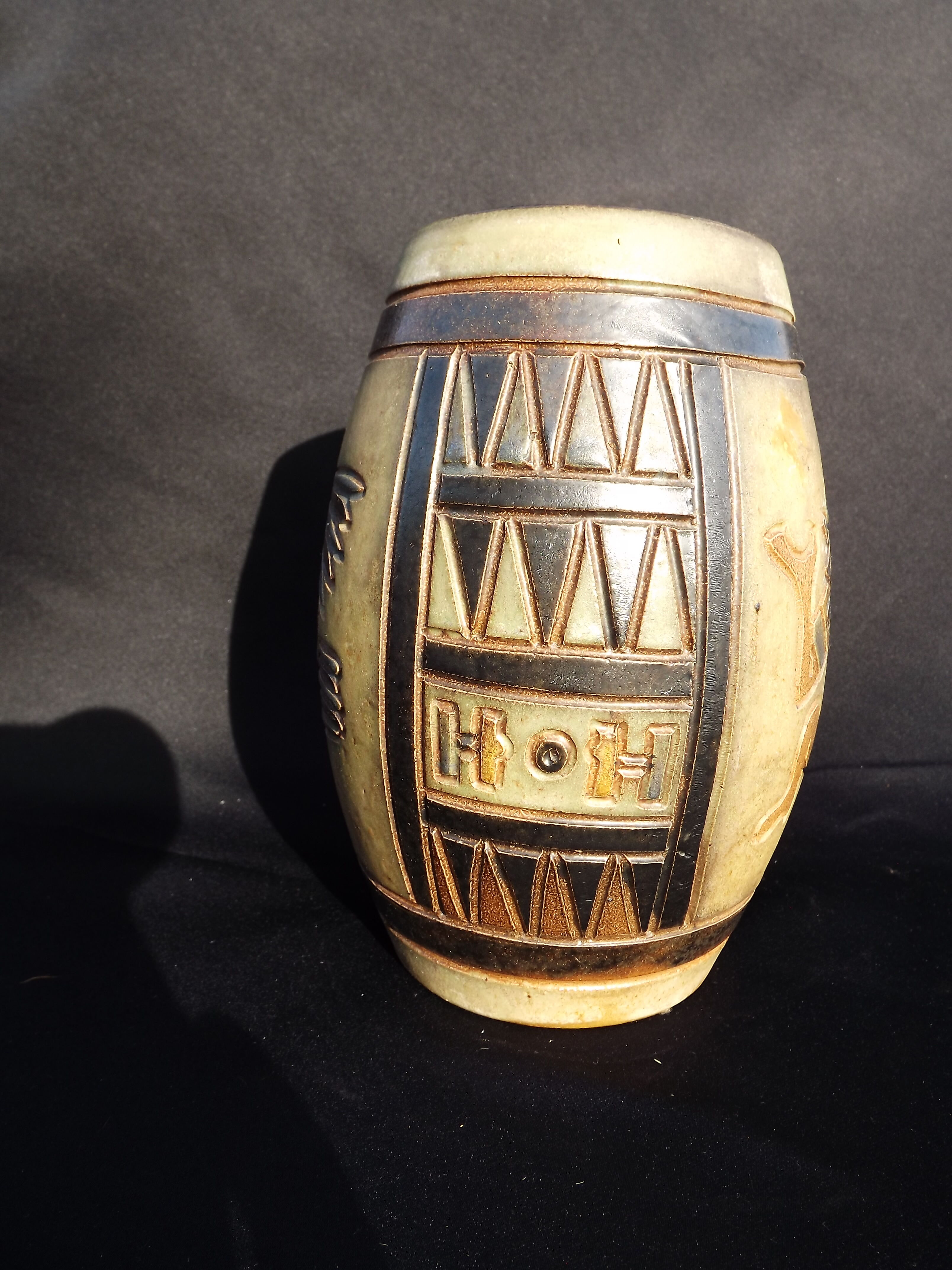 Varnished vase "Dubois"