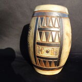 Varnished vase "Dubois"