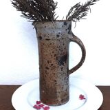 Marcy 70's pitcher in pyrite stoneware