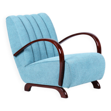 Art Deco Walnut Armchair by J. Halabala for Up Zavody, Czech, 1930s