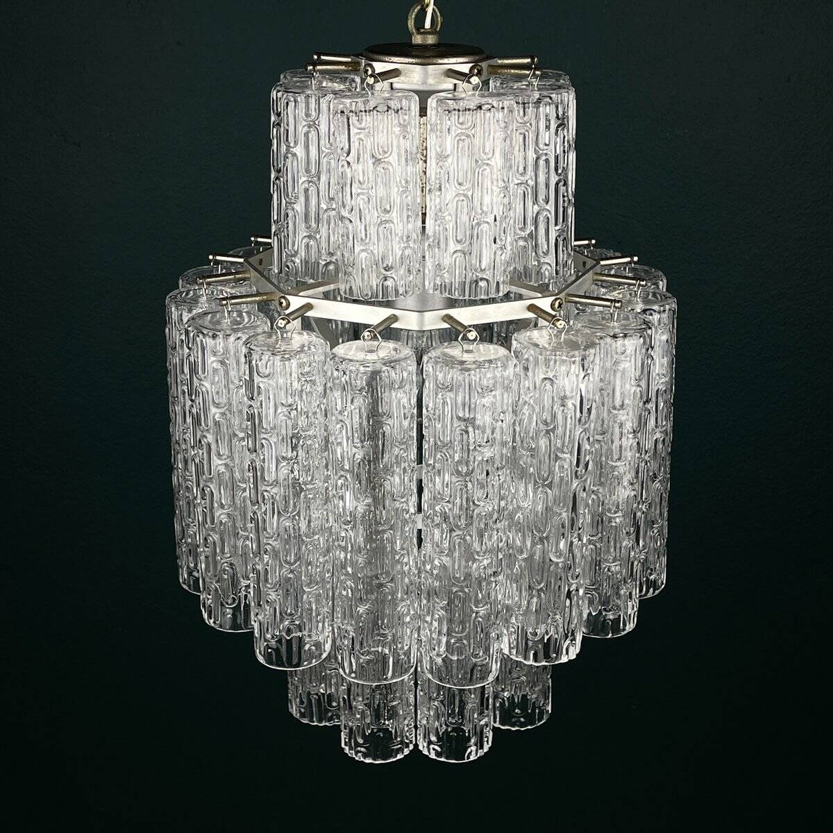 Murano glass chandelier by Venini, Italy, 1960s
