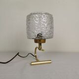 Brass and glass lamp