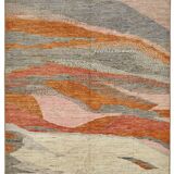 Handwoven Turkish Rustic 245 cm x 337 cm Multicolor Wool Carpet