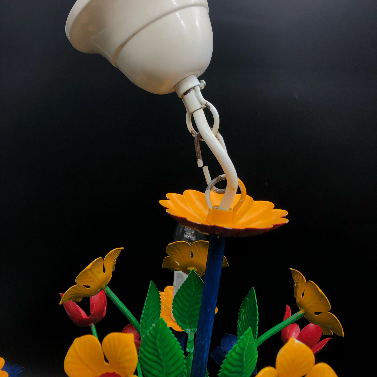 Vintage floral chandelier