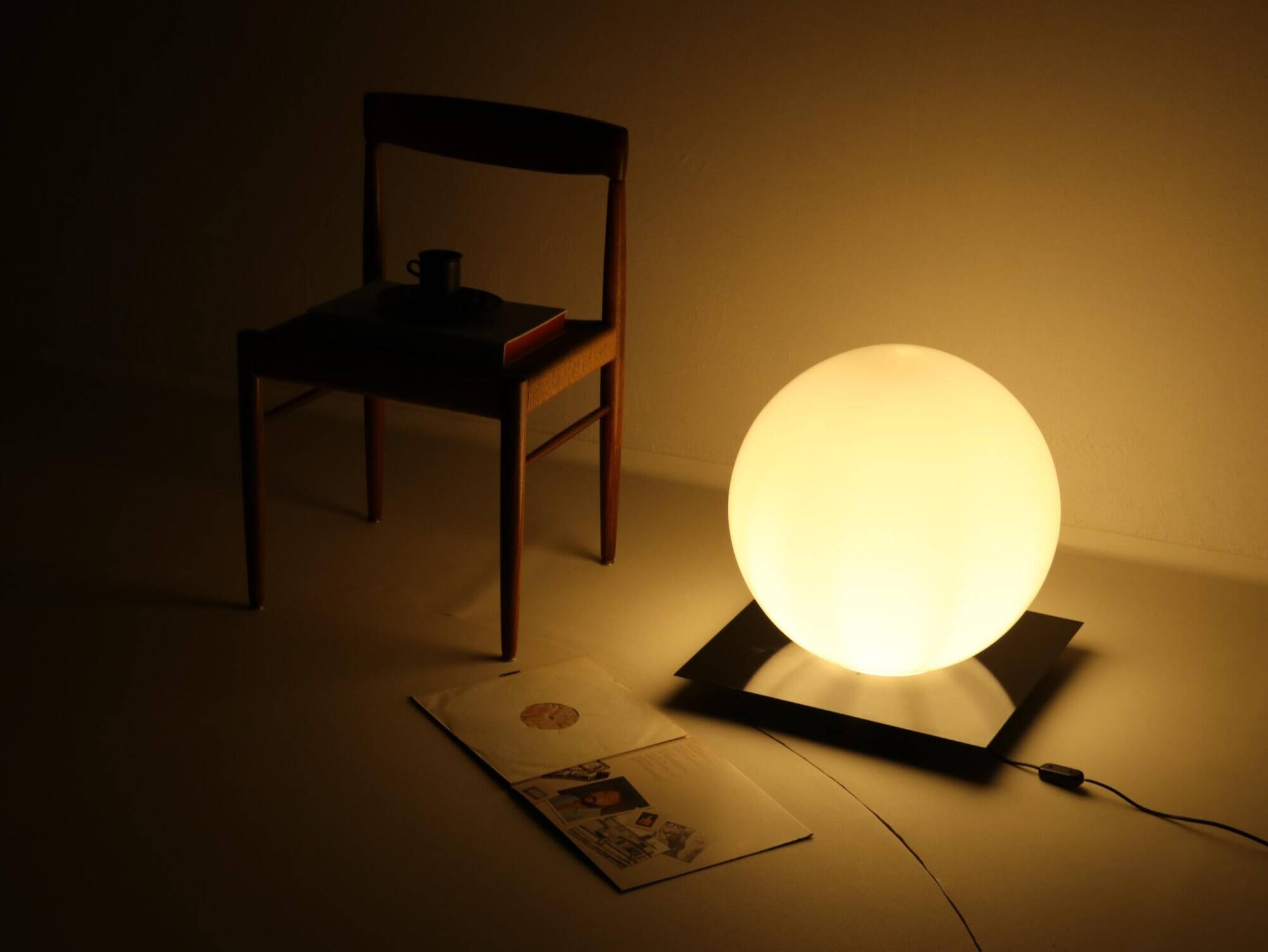 Large table or floor lamp Micol by Sergio Mazza & Giuliana Gramigna for Quattrifolio