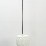 Lampe en verre opalin de Napako, années 1960