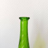 Large glass carafe from Empoli, Italy, vintage