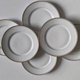 Set of 6 Limoges porcelain plates