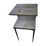 Side table by ceramic Jacques Lignier