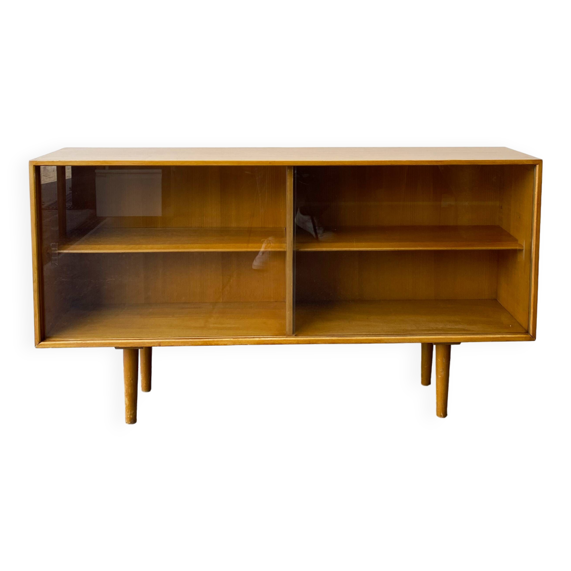 Rare ‘Hilleplan’ 1950’s Mid-Century ‘Unit D’ bookcase / sideboard by Robin Day for Hille