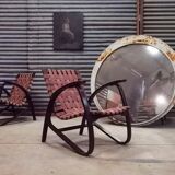 Pair of Jan Vanek armchairs for Up Zavody 1930