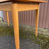 Vintage 1950s Brasserie Bistro Coffee Table Beech and Fir Brasseur Adelsh