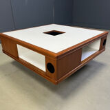 Space age wooden bar coffee table, 1960s