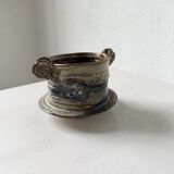 Yvon Gauchot ceramic bowl with handles