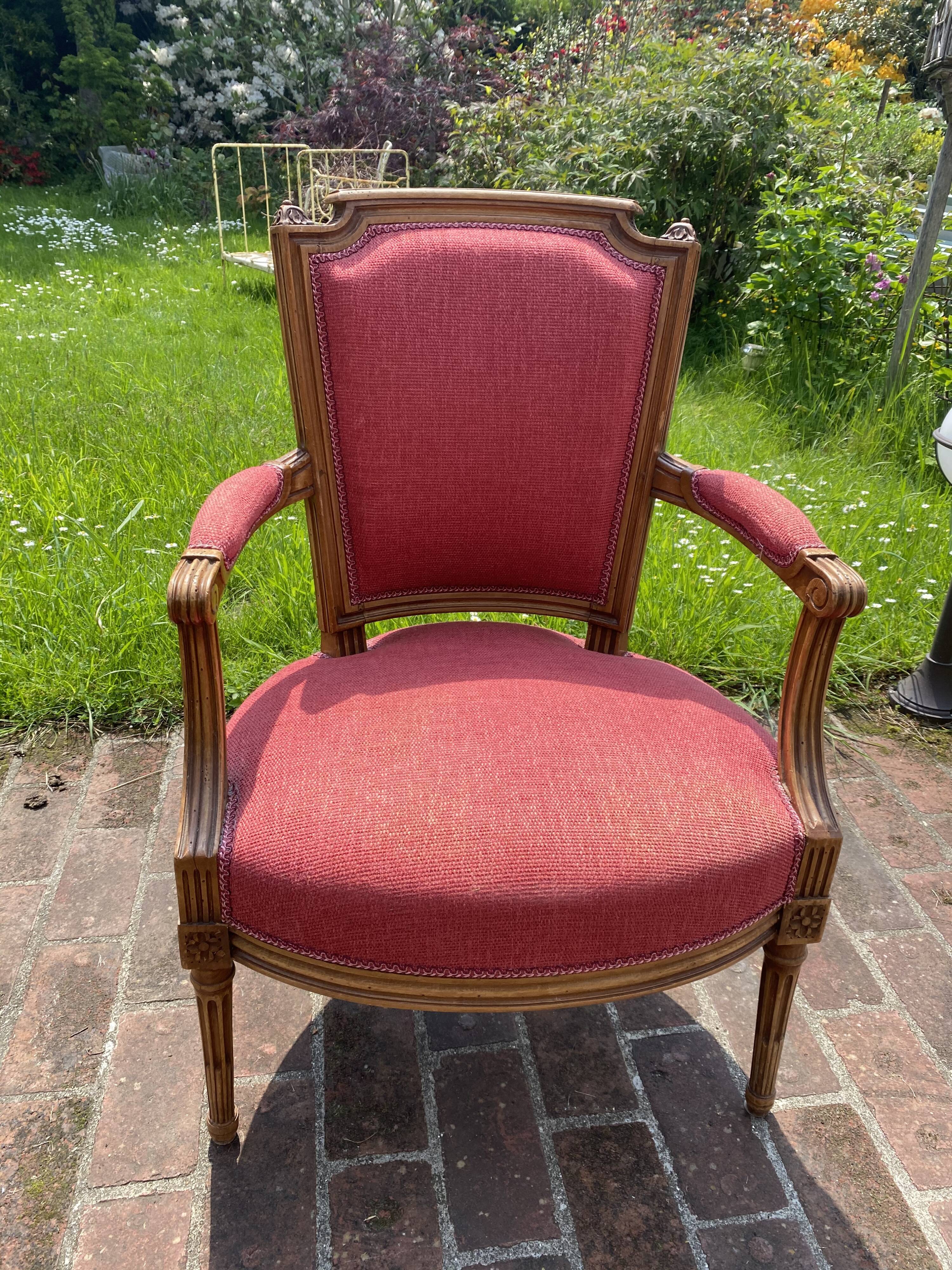 Cabriolet armchair Epoque Louis 16