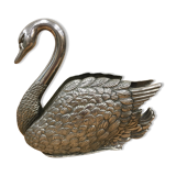 Swan wears silver metal letters