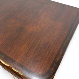 Commode italienne Art déco en ronce de noyer, années 1920