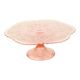 Art Deco Pink Cake Stand Standard Depression Glass 33cm