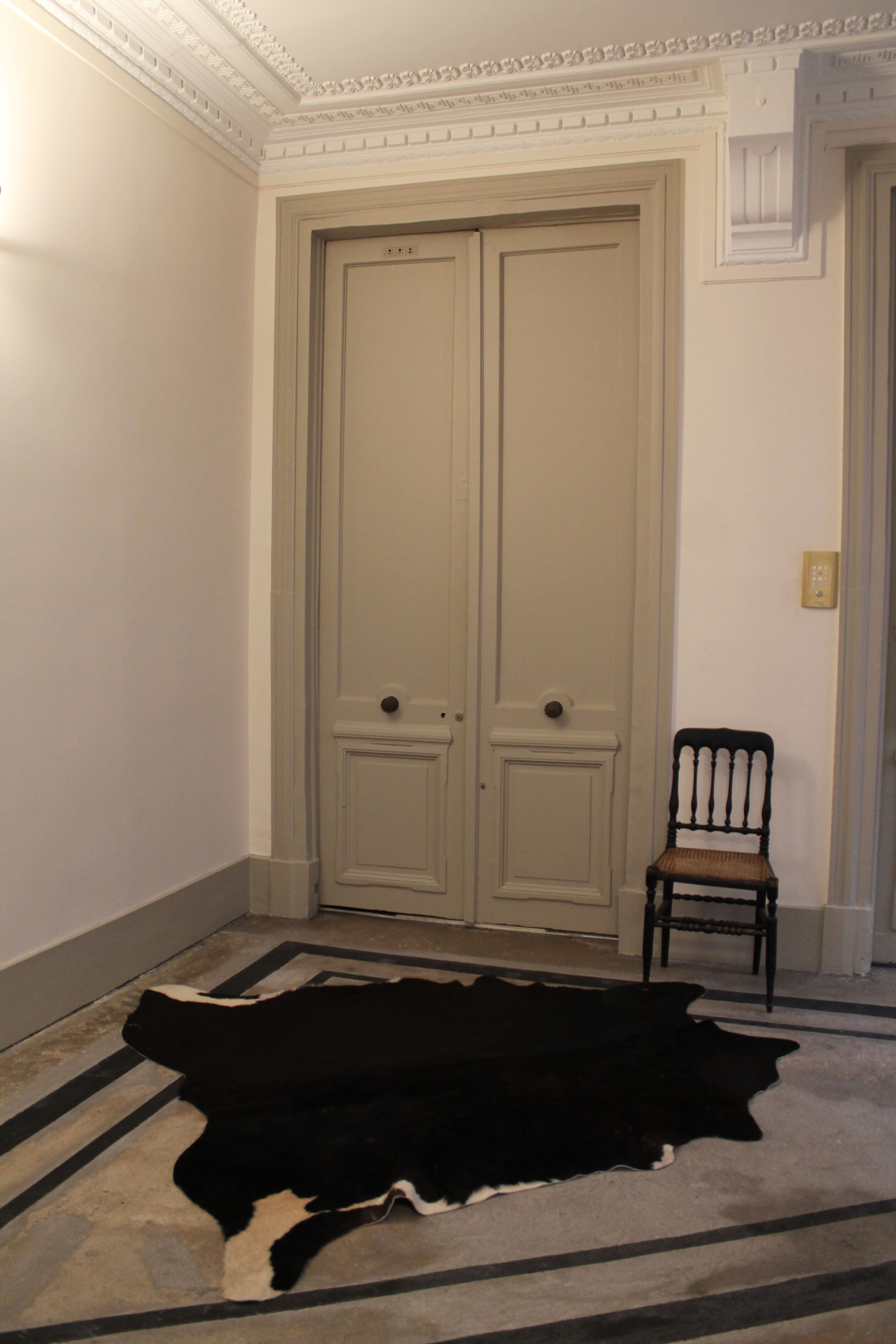 Black and white cow skin 140x180cm