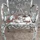 Fauteuil en fer forgé
