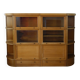 Meuble bibliothèque vitrine modulable MD années 60