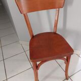 Series of 8 Baumann bistro chairs