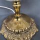 Girandole. Brass, crystal, bronze.