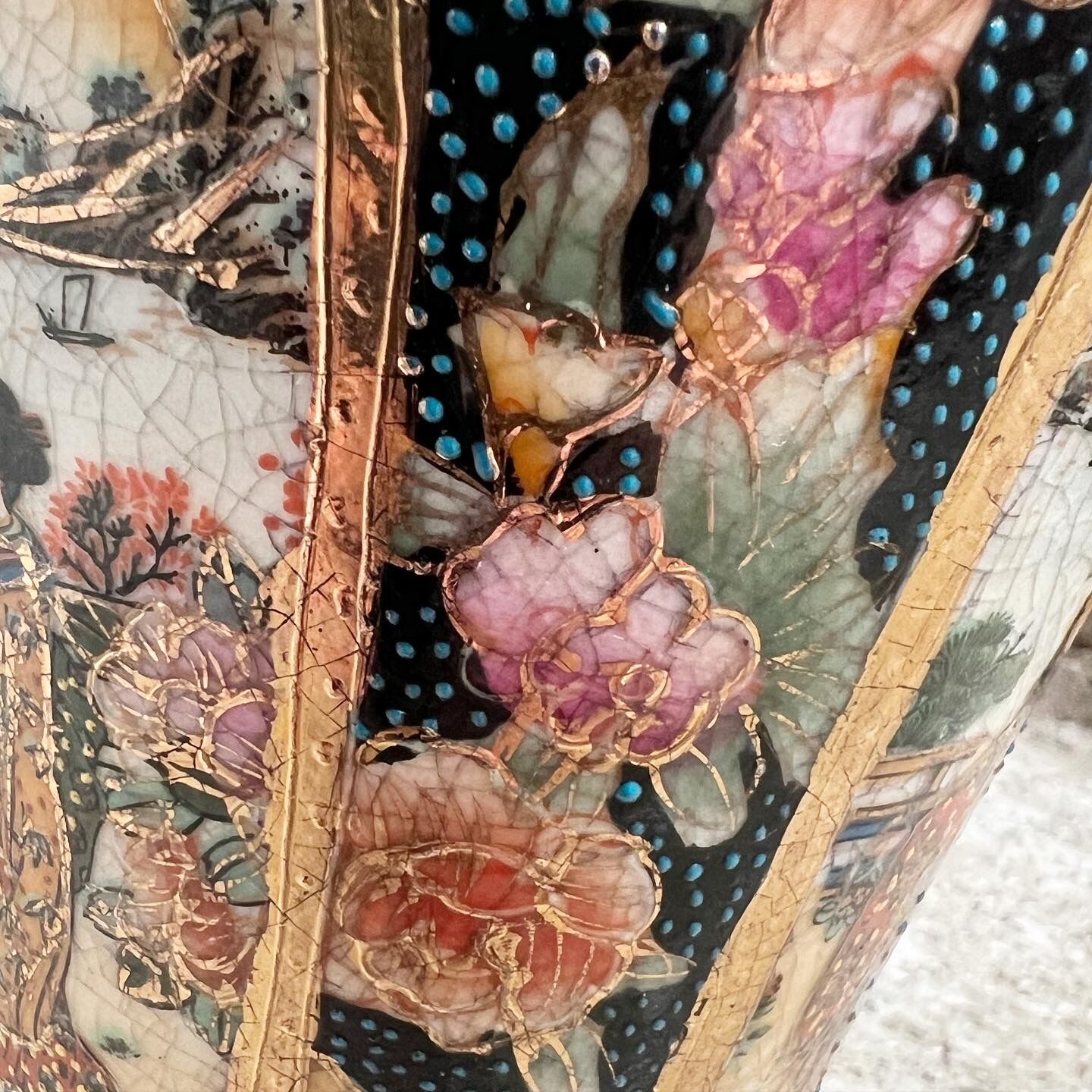 Satsuma Chinese porcelain vase XXth