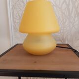 Glass mushroom lamp