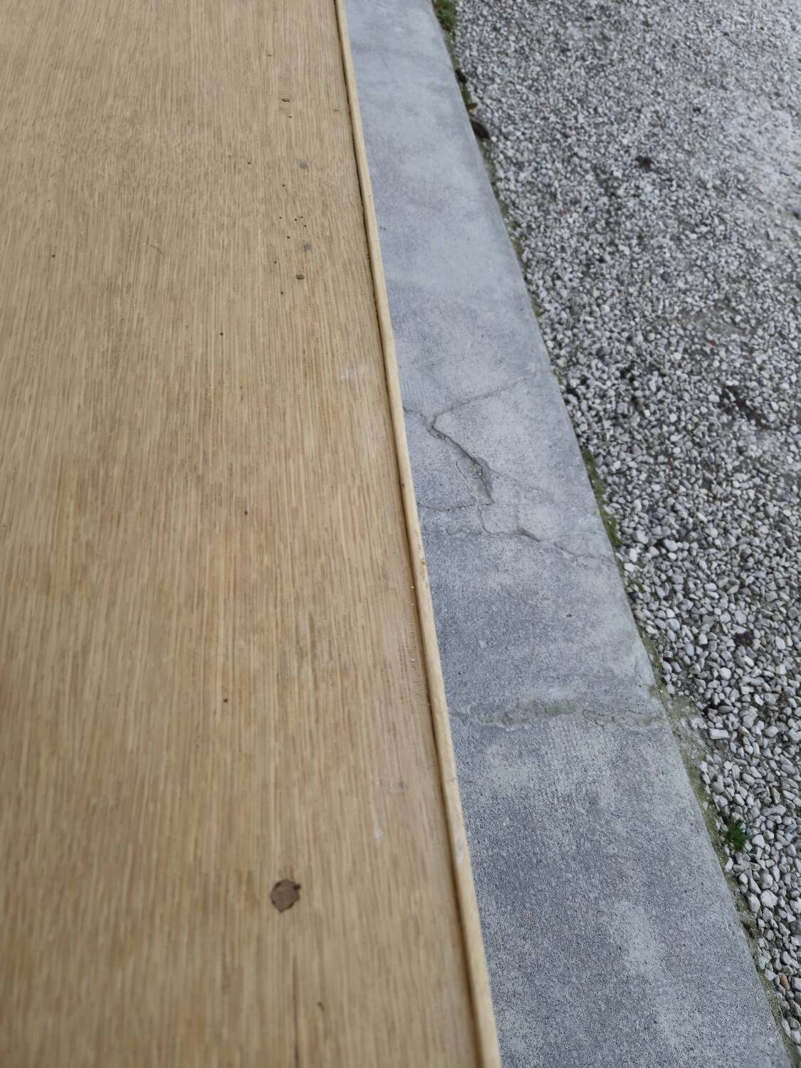 Rustic farmhouse coffee table in solid oak Aerogommer - 1m18.5