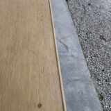Table basse de ferme rustique en chêne massif Aérogommer - 1m18.5