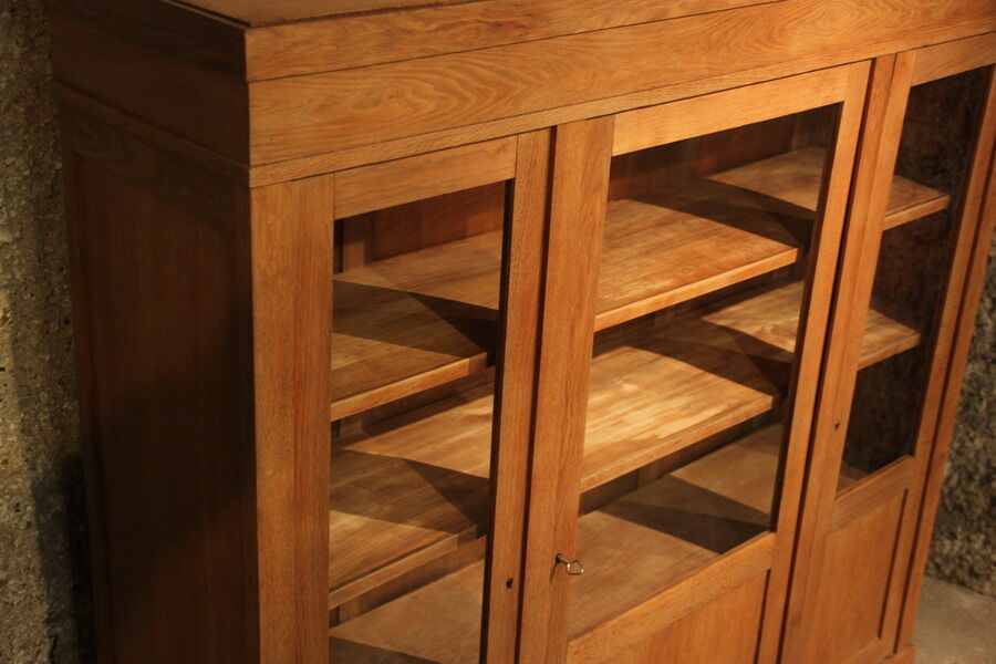 1940 oak glass library