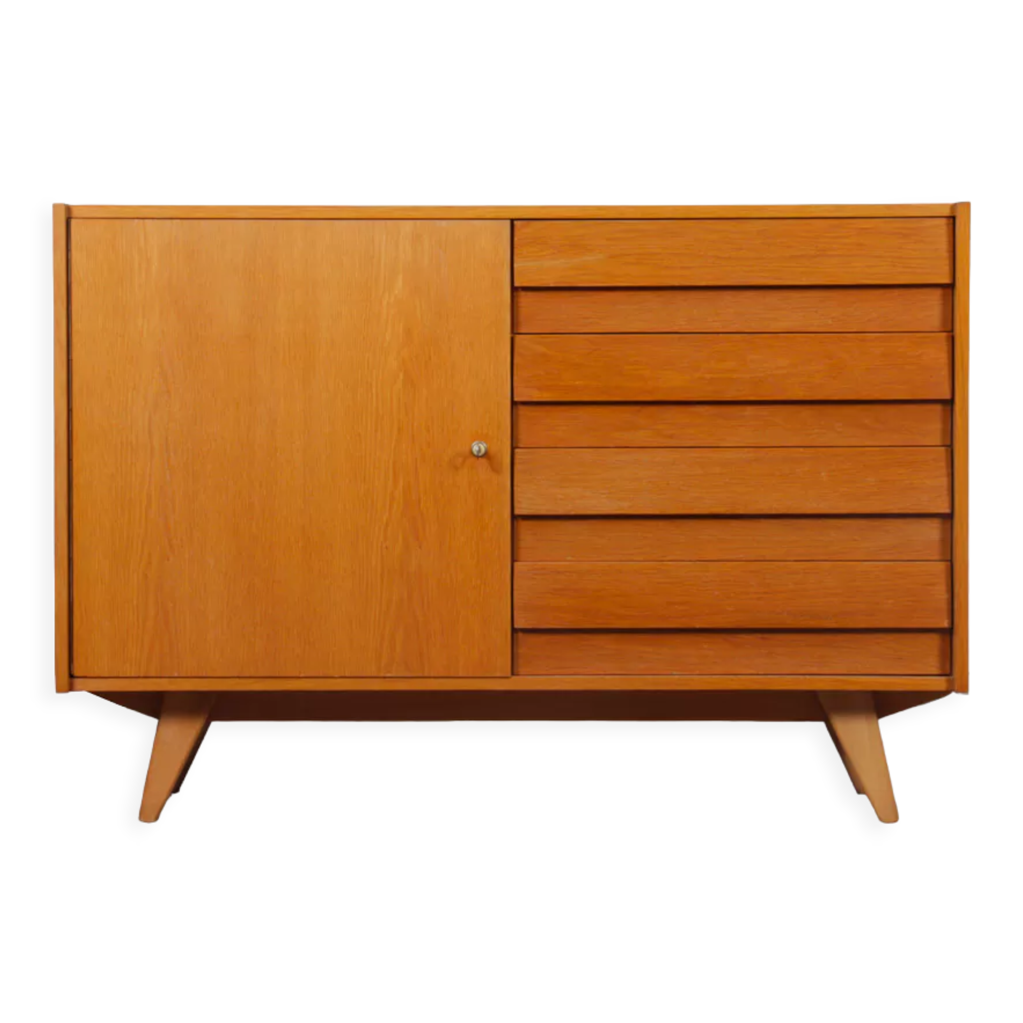 Commode en chêne par Jiri Jiroutek, modèle U-458, 1960