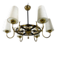 Large brass chandelier Finland 1950’s