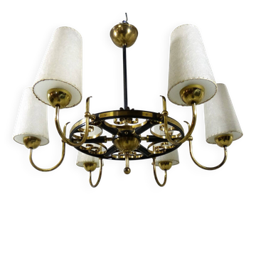 Large brass chandelier Finland 1950’s