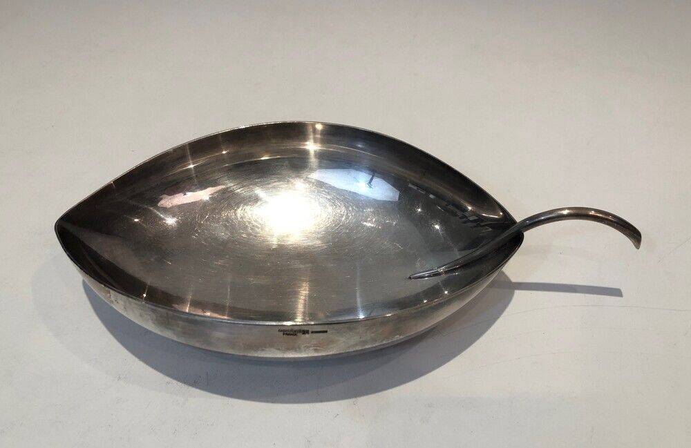 Silver-plated catchall tray
