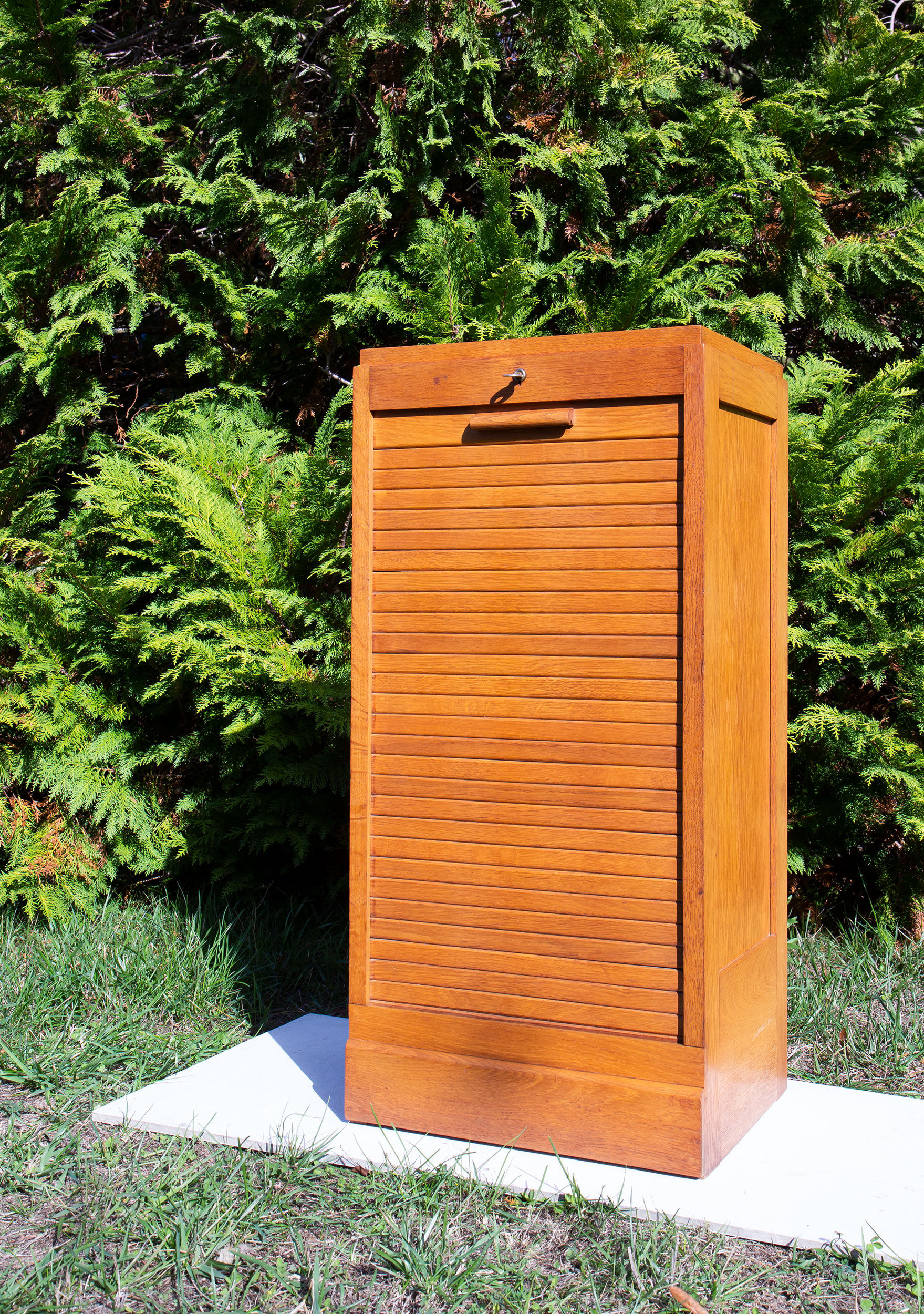 Old oak curtain binder, 40s-50s