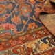 Handwoven Antique Persian Mahal Area Rug, Oriental tribal wool rug- 121x196cm