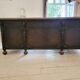 Important antique American desk in carved wood – circa 1900 –