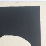 Kengo kara, untitled, c. 1973. original lithograph signed in pencil