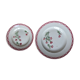 Dish Sarreguemines aude and a plate