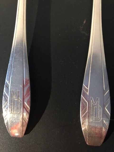 Art Deco orbrille christening cutlery 1925