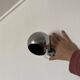Vintage chrome Eyeball wall lamp